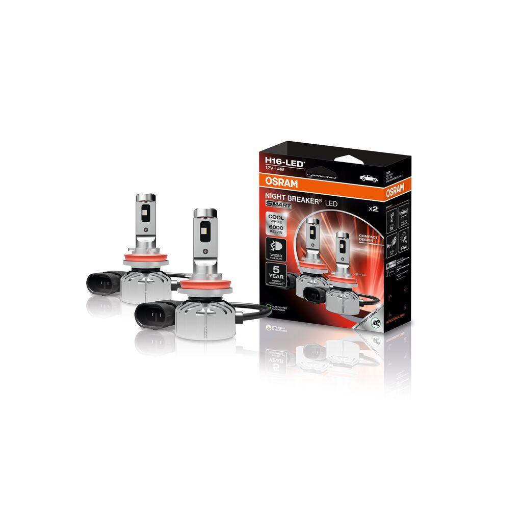 H16 NIGHT BREAKER LED SMART StVZO-Konforme LED 2St. OSRAM