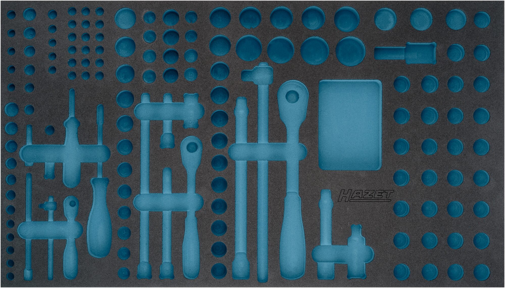 HAZET 2-Komponenten Weichschaumeinlage 163-481L ∙ L x B: 691 x 392 mm