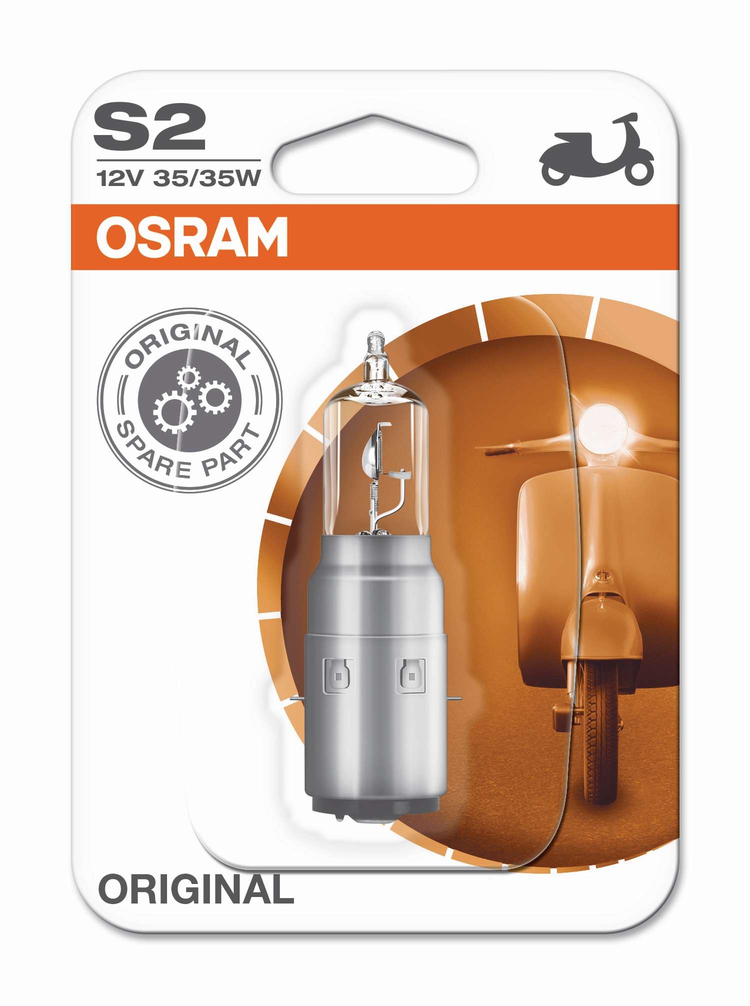 S2 12V 35/35W BA20d 1st. OSRAM