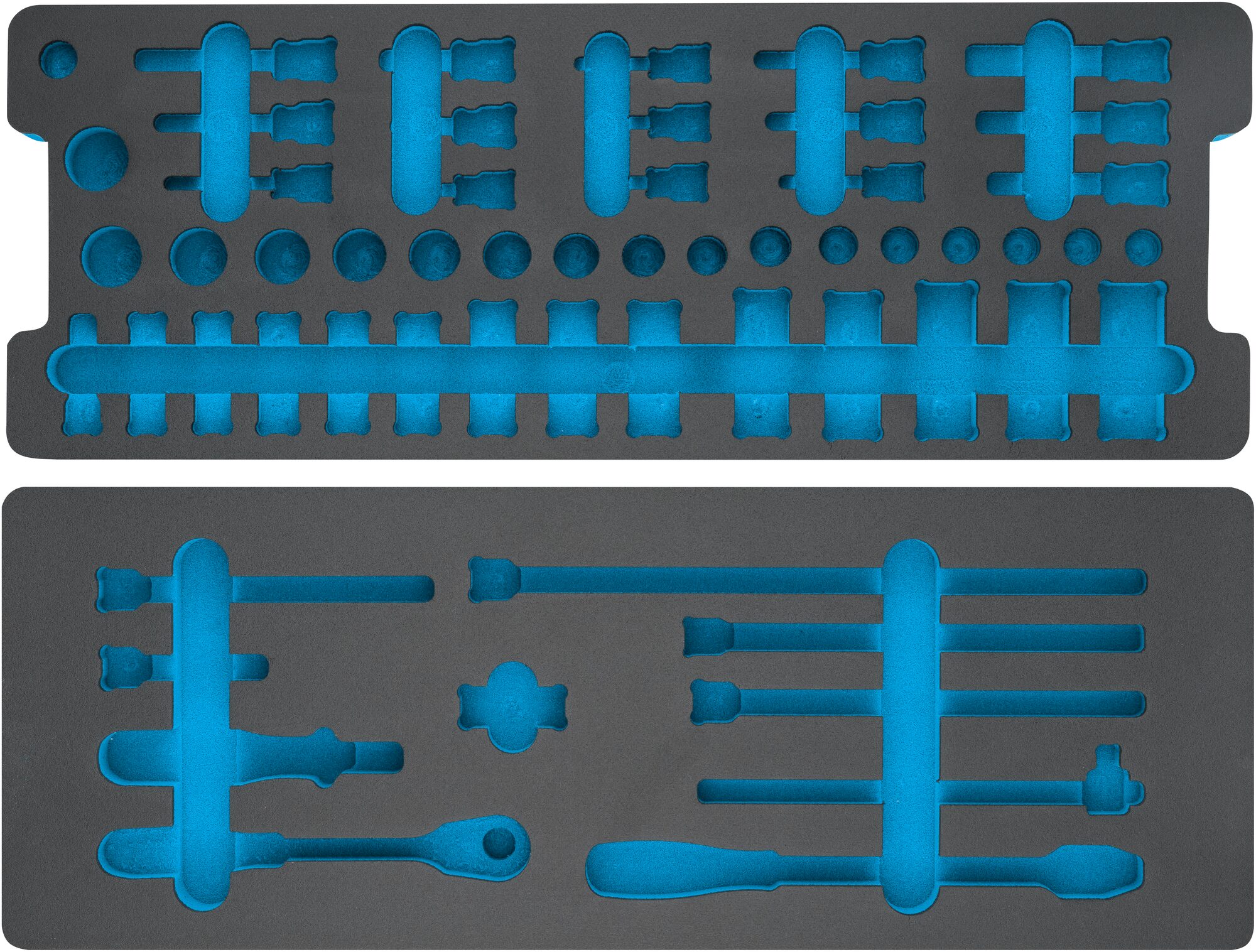 HAZET 2-Komponenten Weichschaumeinlage 163-401L ∙ L x B: 570 x 220 mm
