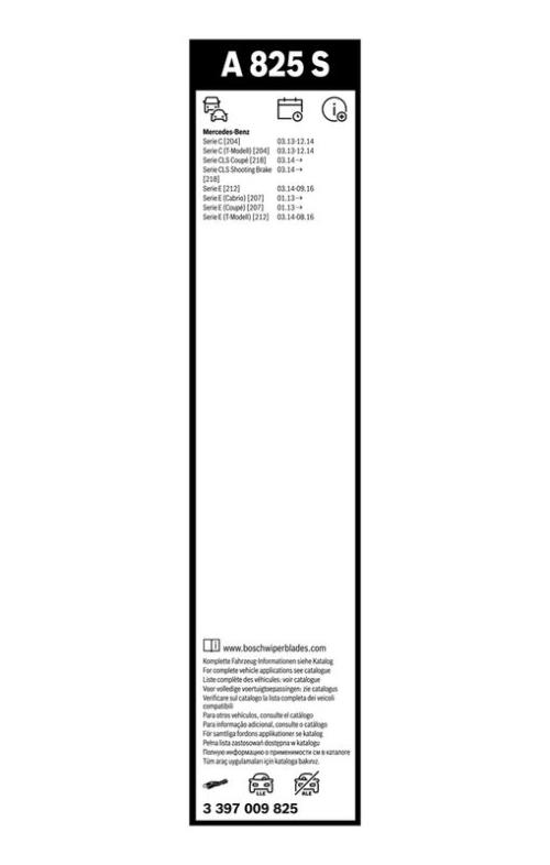 BOSCH 3 397 009 825 Wischblatt