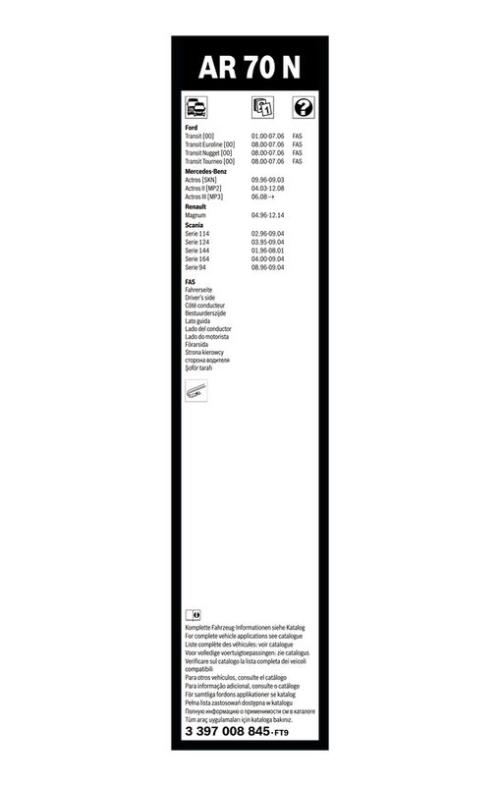 BOSCH 3 397 008 845 Wischblatt