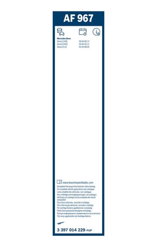 BOSCH 3 397 014 229 Wischblatt
