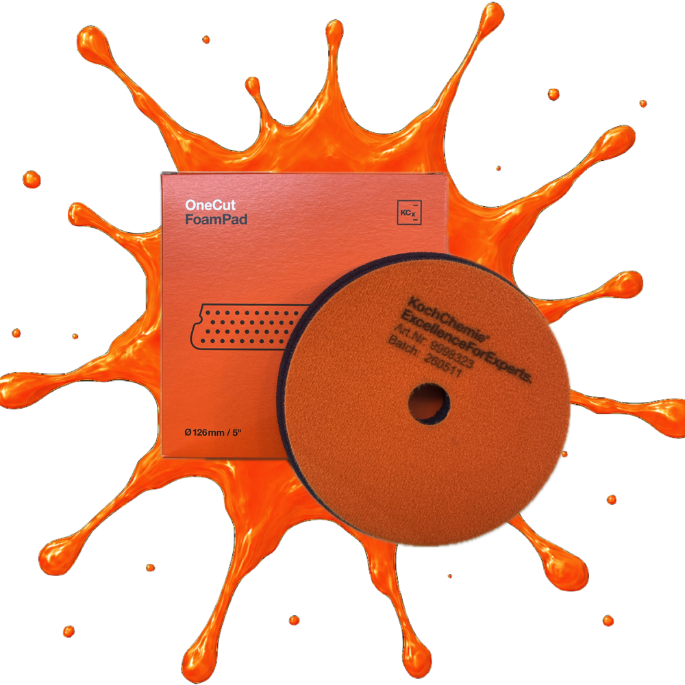 Koch Chemie One Cut & Finish P6.02+ Koch Polierpad Ø 126mm