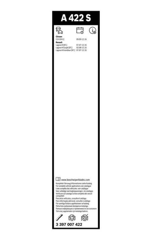 BOSCH 3 397 007 422 Wischblatt