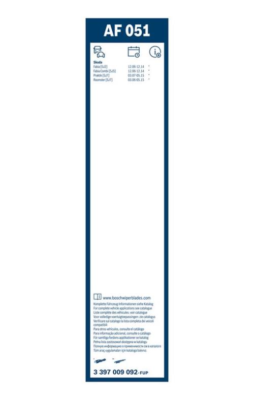 BOSCH 3 397 009 092 Wischblatt