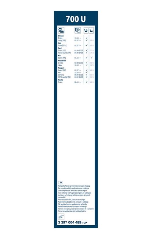 BOSCH 3 397 004 489 Wischblatt