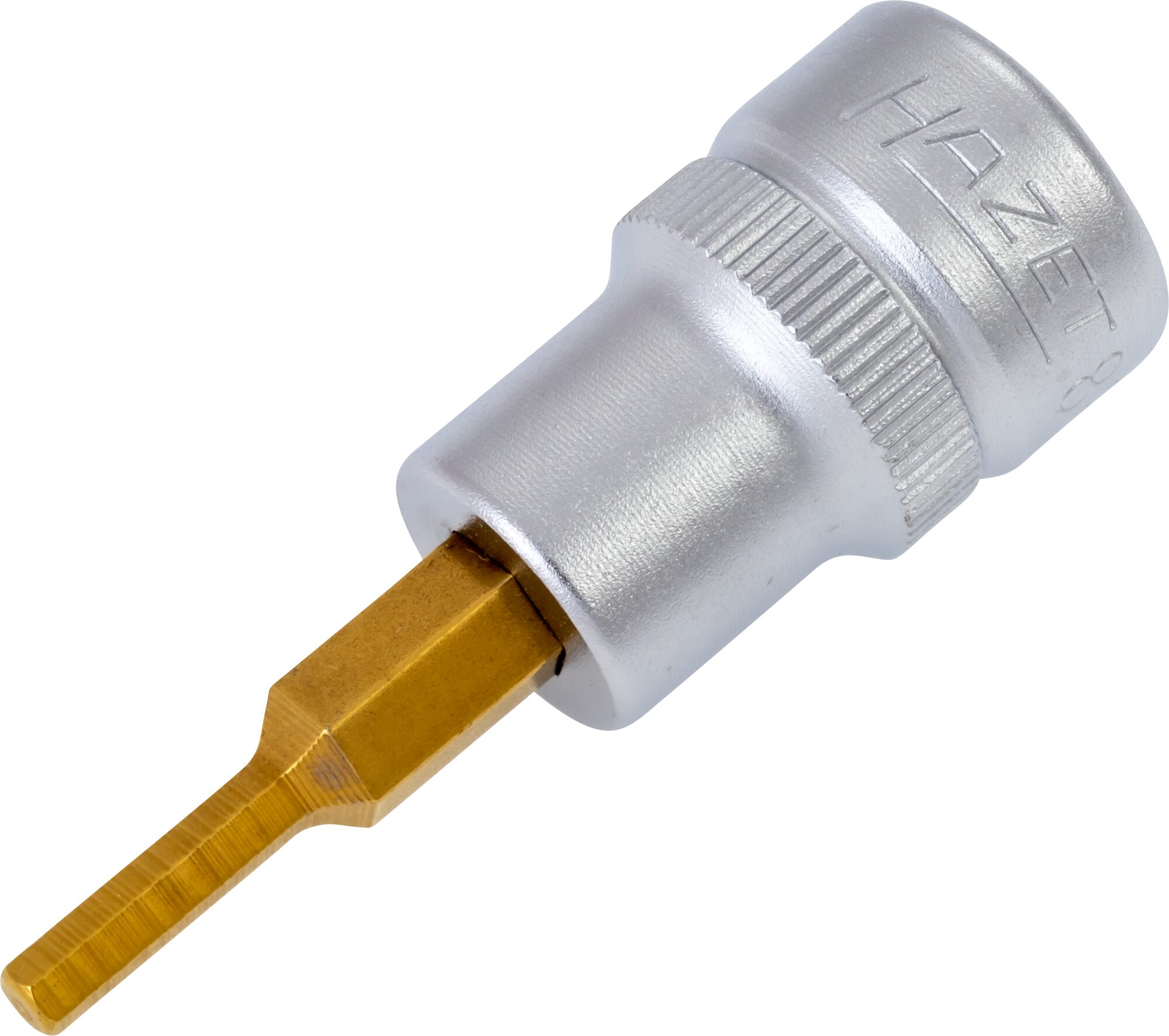 HAZET Schraubendreher-Steckschlüsseleinsatz 8801-3 ∙ 3/8 Zoll (10 mm) Vierkant∙ Innen Sechskant Profil ∙ SW 3 mm