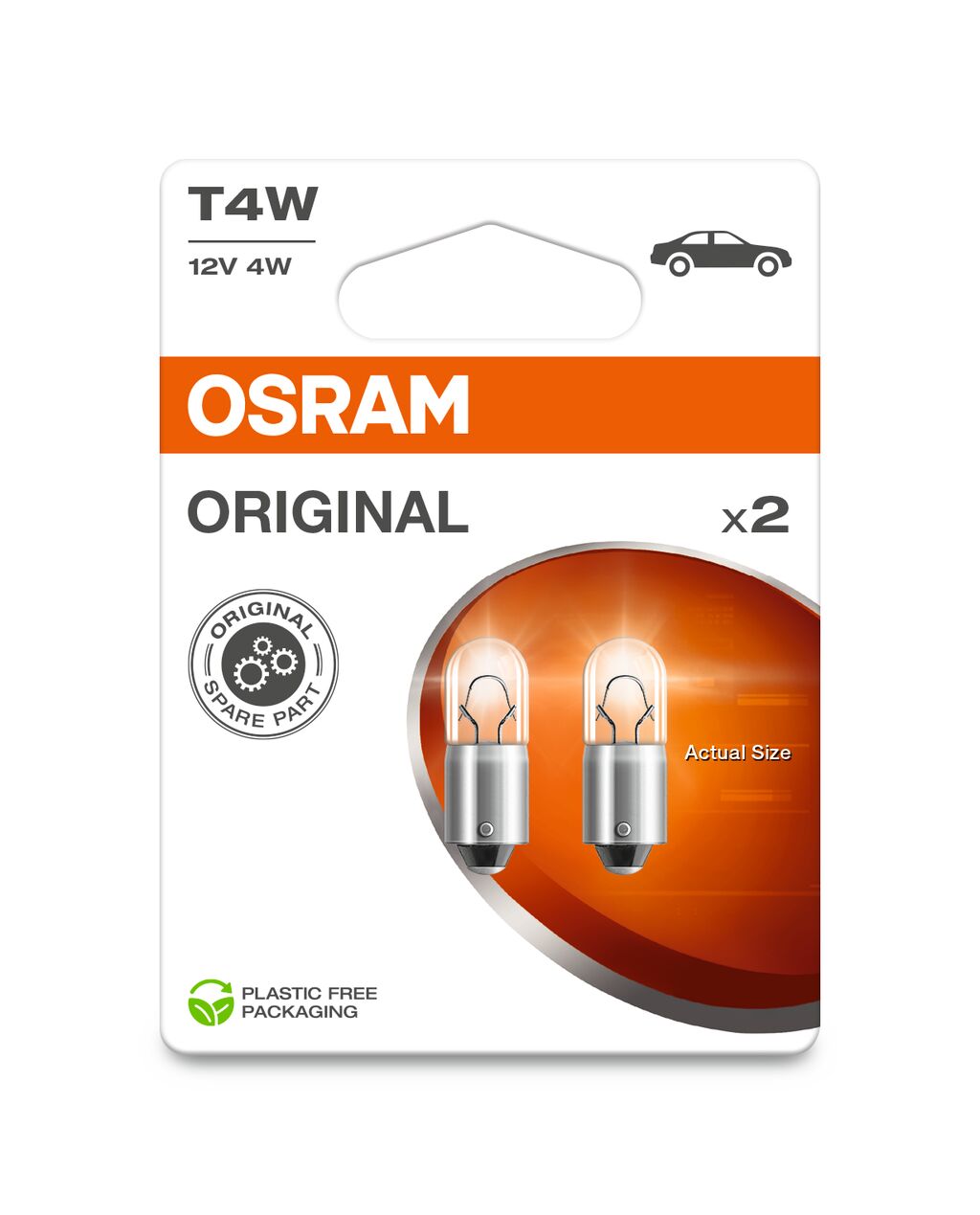 T4W 12V 4W BA9s 2st. Blister OSRAM