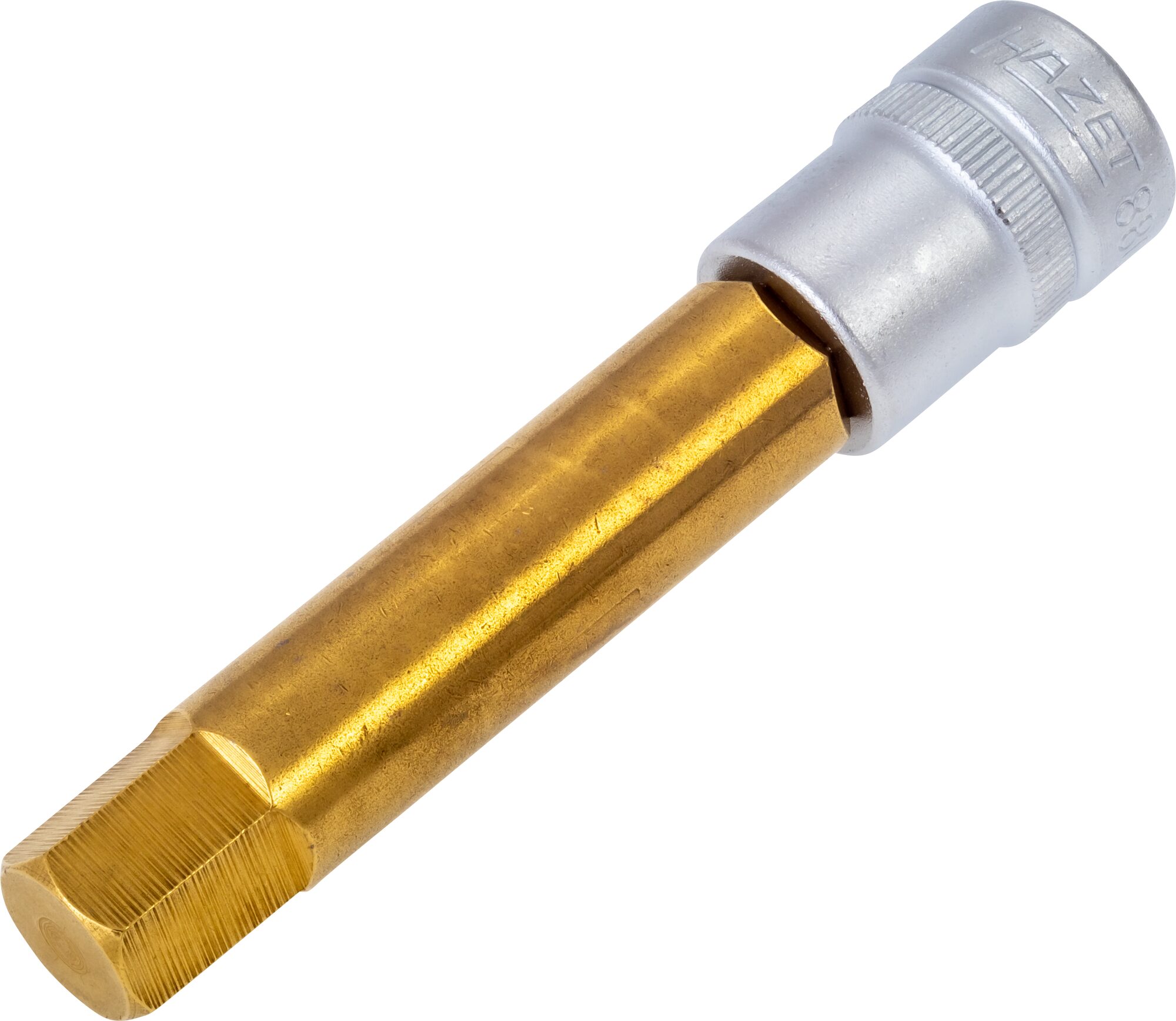 HAZET Schraubendreher-Steckschlüsseleinsatz 8801-12 ∙ 3/8 Zoll (10 mm) Vierkant∙ Innen Sechskant Profil ∙ SW 12 mm