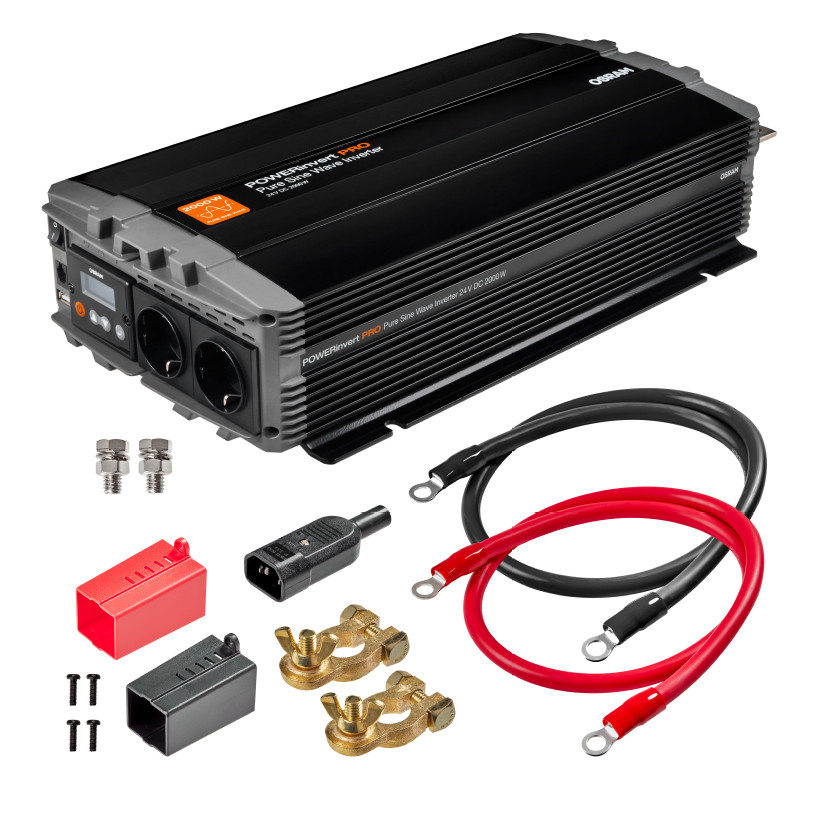 POWERinvert PRO Pure Sine Wave Inverter 24V DC 2000W 1st. OS