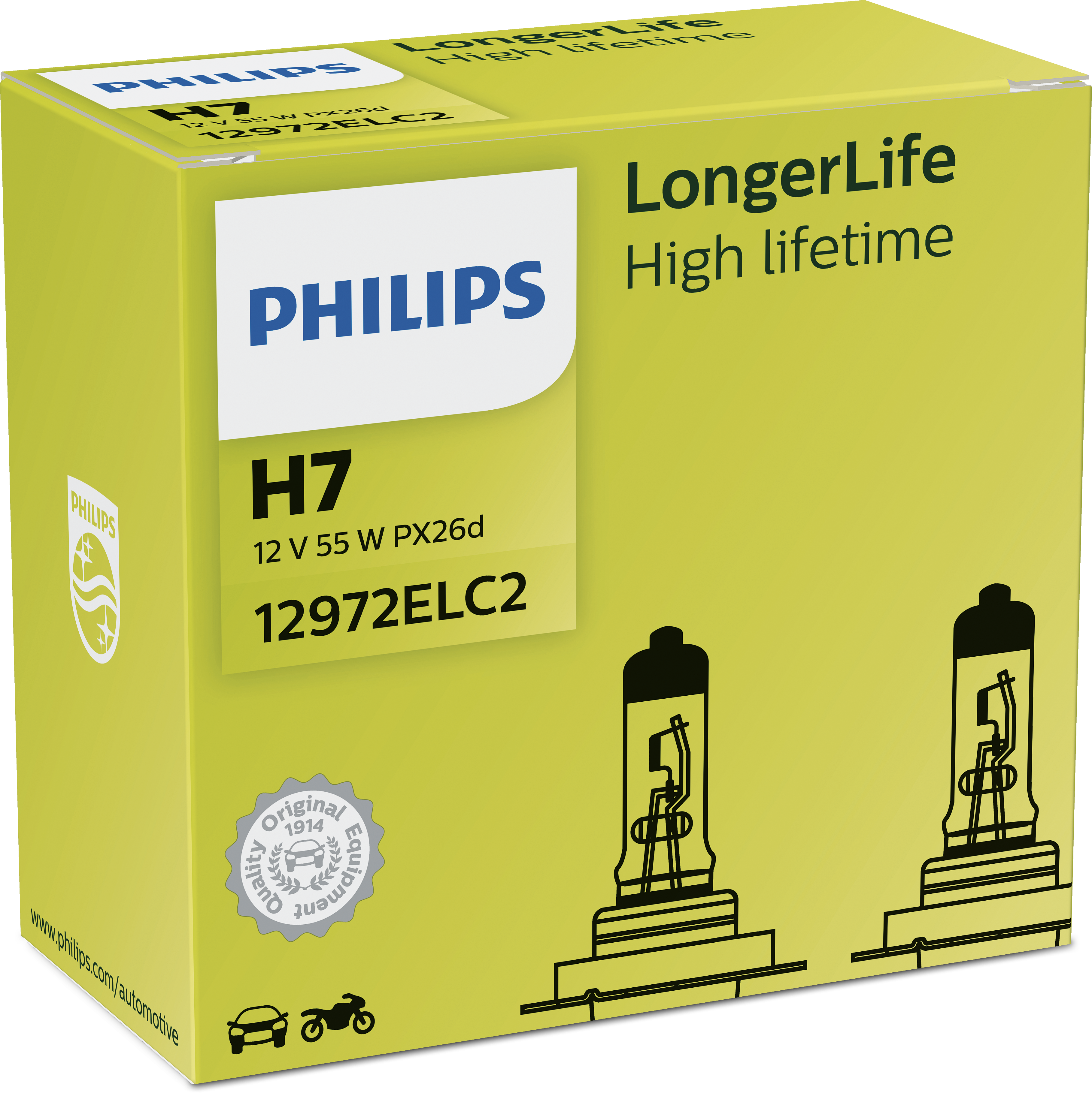 H7 LongerLife 2er Pack 12972ELC2