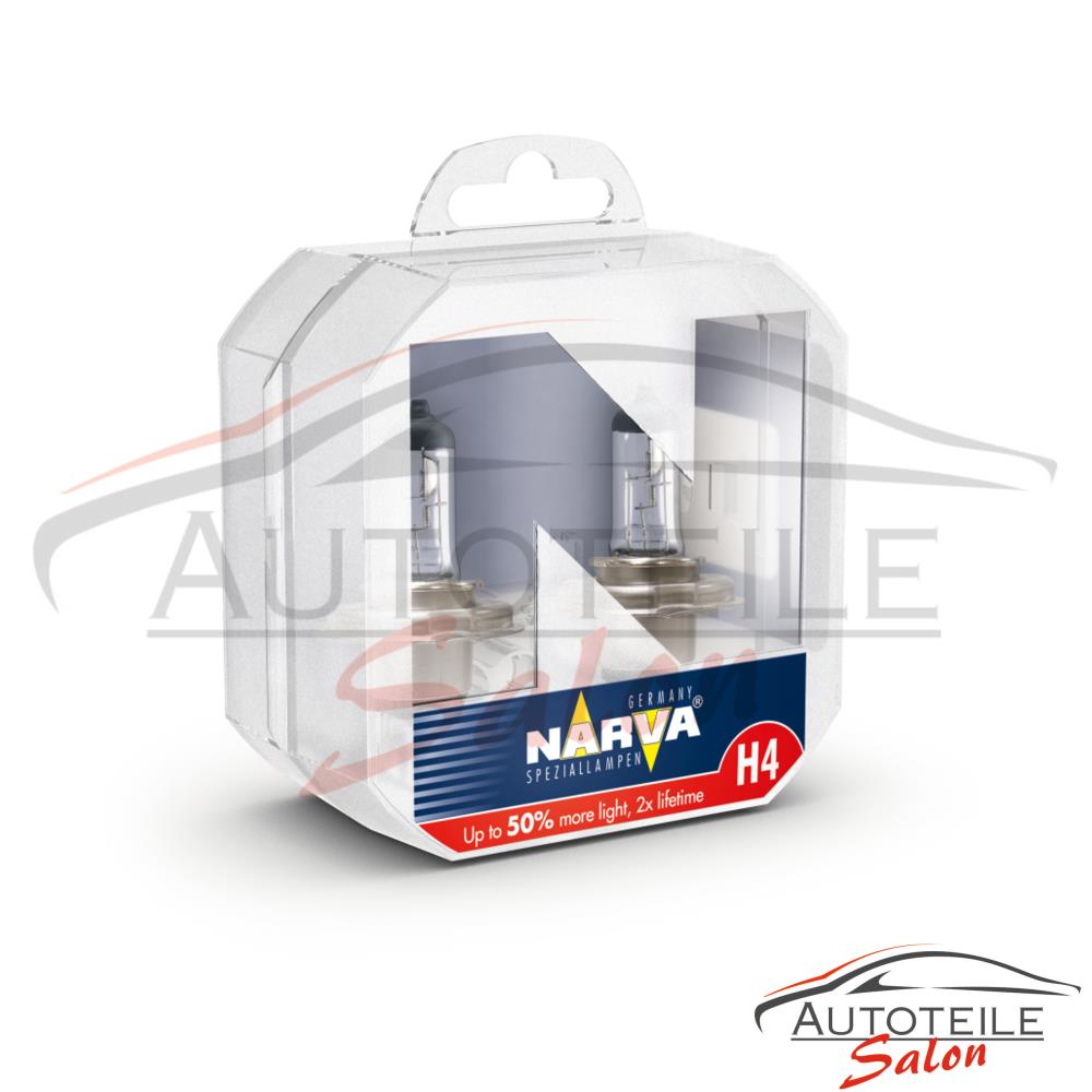 Narva Range Power 50+ Double Life  H4 12V  60/55W  P43t-38NV