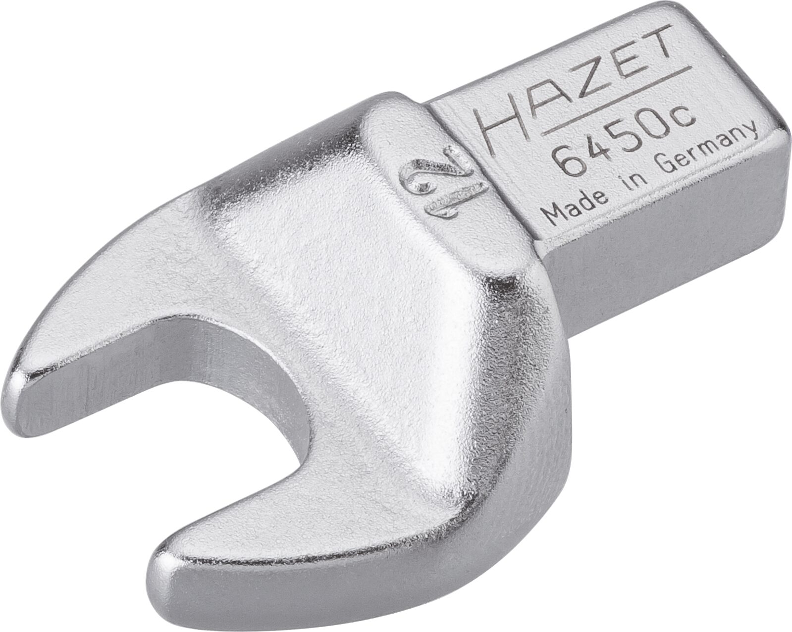 HAZET Einsteck-Maulschlüssel 6450C-12 ∙ 9 x 12 mm Einsteck-Vierkant ∙ Außen Sechskant Profil ∙ SW 12 mm