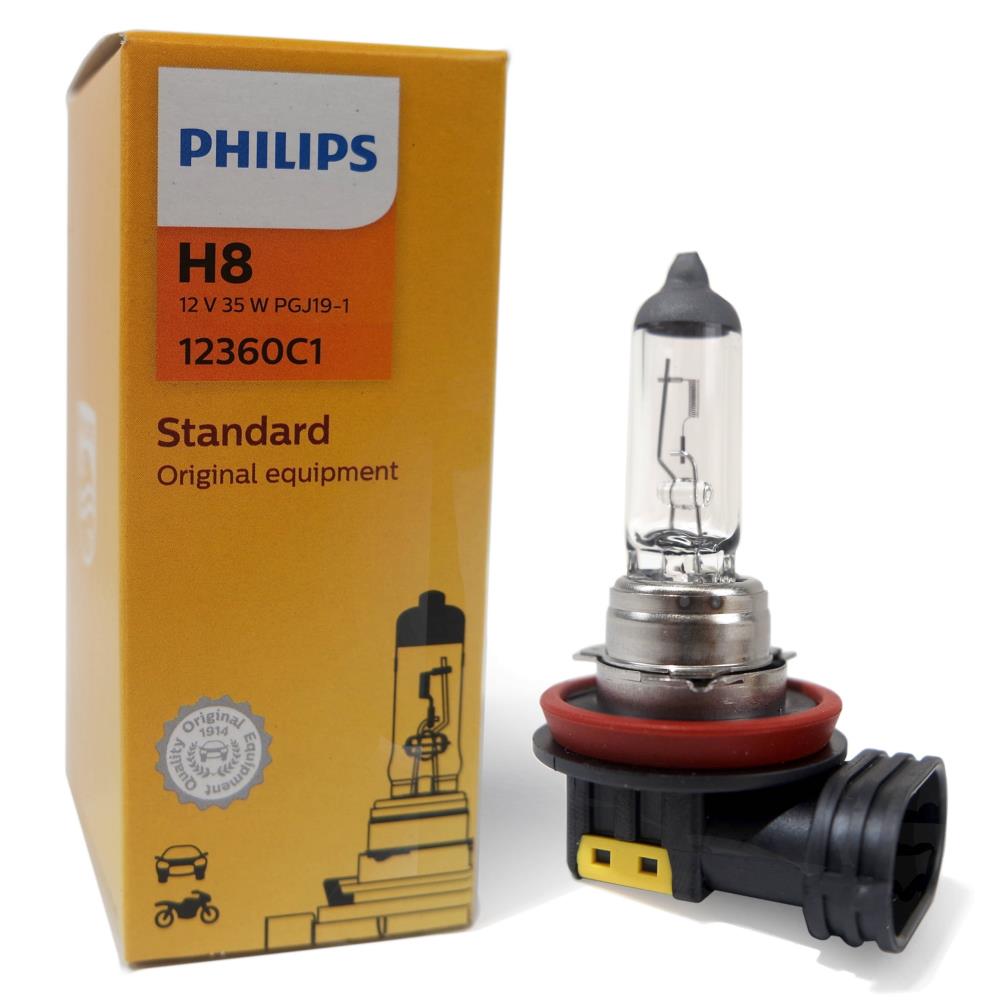 1 ampoule H8 Philips 12360C1