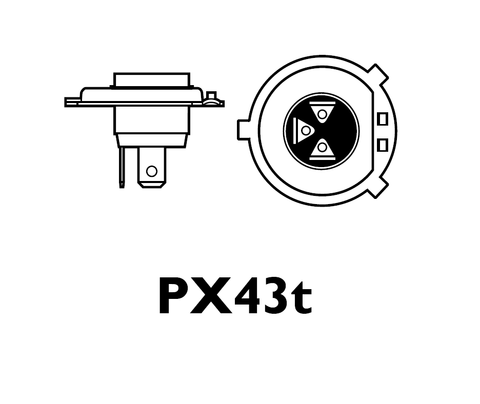 Philips HS1 Vision Moto 12636BW