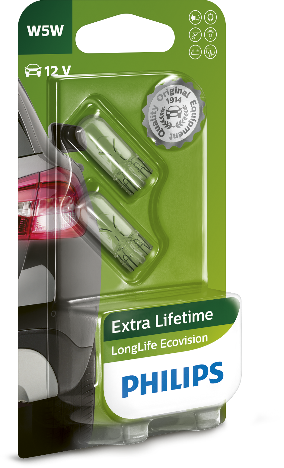 W5W LongLife Ecovision 12V 5W