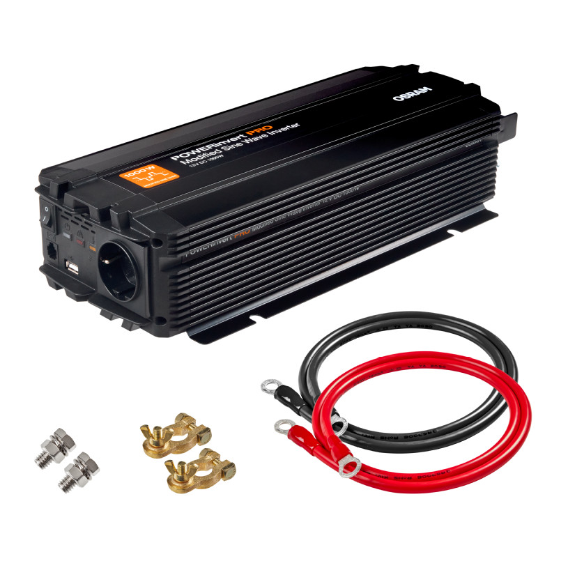 POWERinvert PRO Modified Sine Wave Inverter 12V DC 1000W 1st