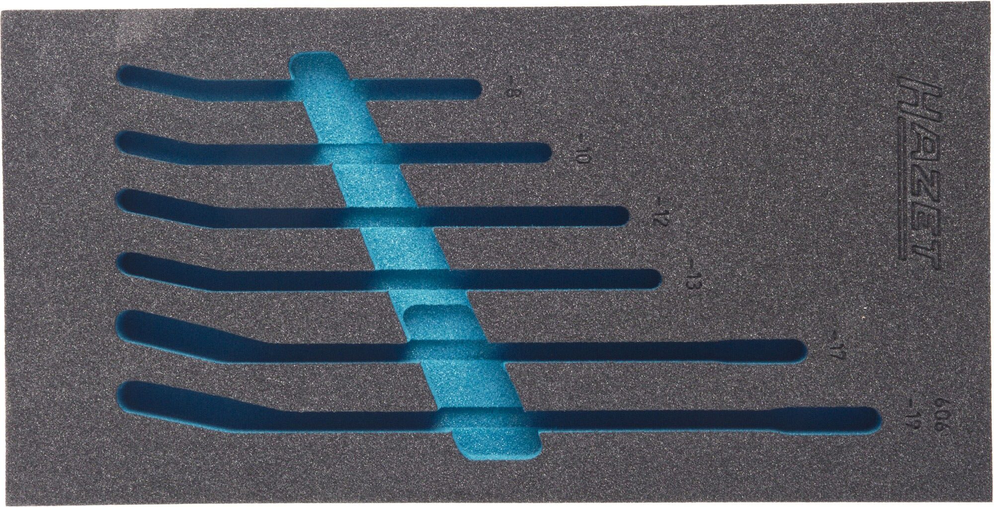 HAZET 2-Komponenten Weichschaumeinlage 163-97L ∙ L x B: 342 x 172 mm