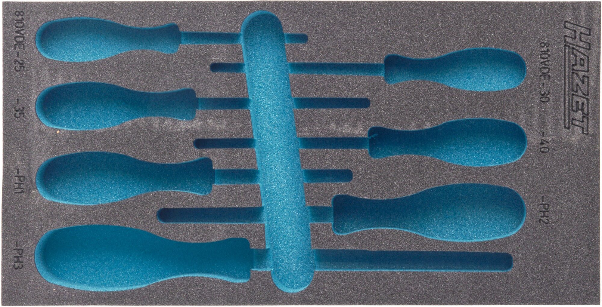 HAZET 2-Komponenten Weichschaumeinlage 163-229L ∙ L x B: 342 x 172 mm