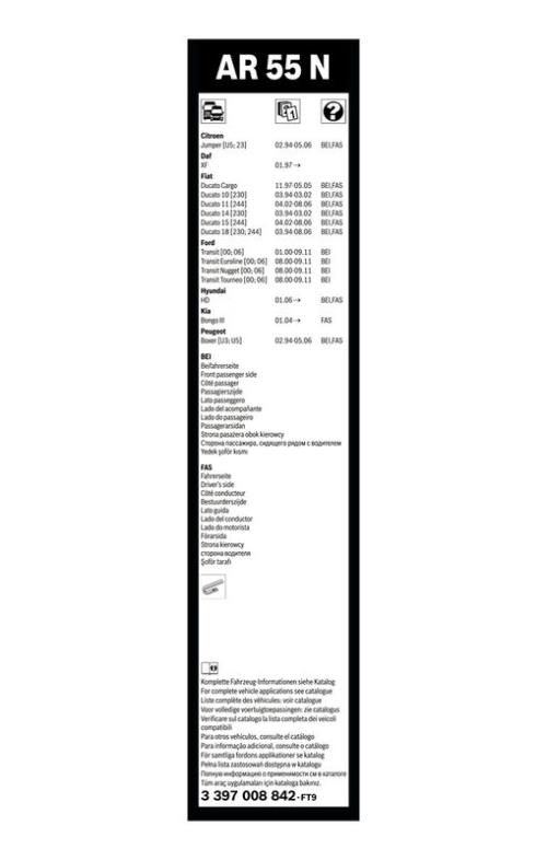 BOSCH 3 397 008 842 Wischblatt