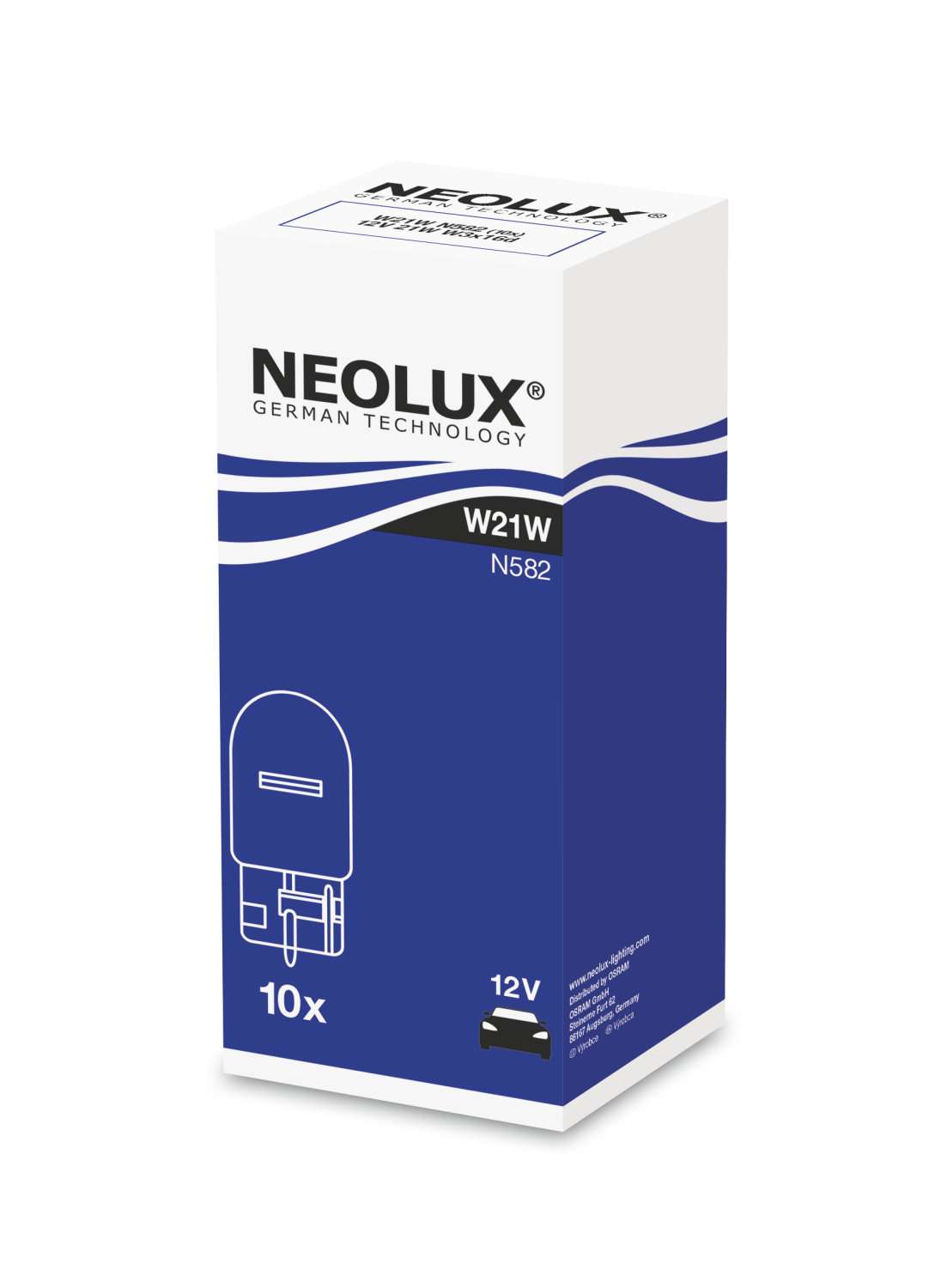 W21W 12V 21W W3X16D Standard N582 1 Stück NEOLUX