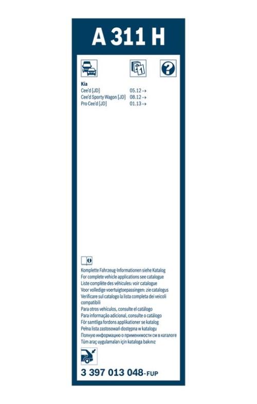 BOSCH 3 397 013 048 Wischblatt