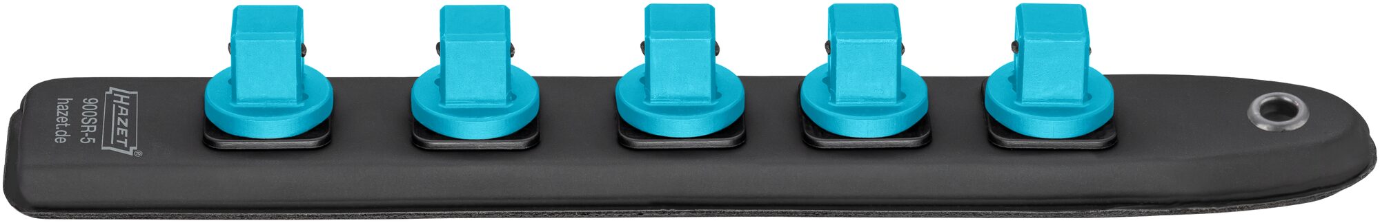 HAZET SmartRail ∙ Flexible Kunststoff-Steckleiste 900SR-5 ∙ 1/2 Zoll (12,5 mm) Vierkant∙ L x B x H: 245 x 37,4 x 29,2 mm