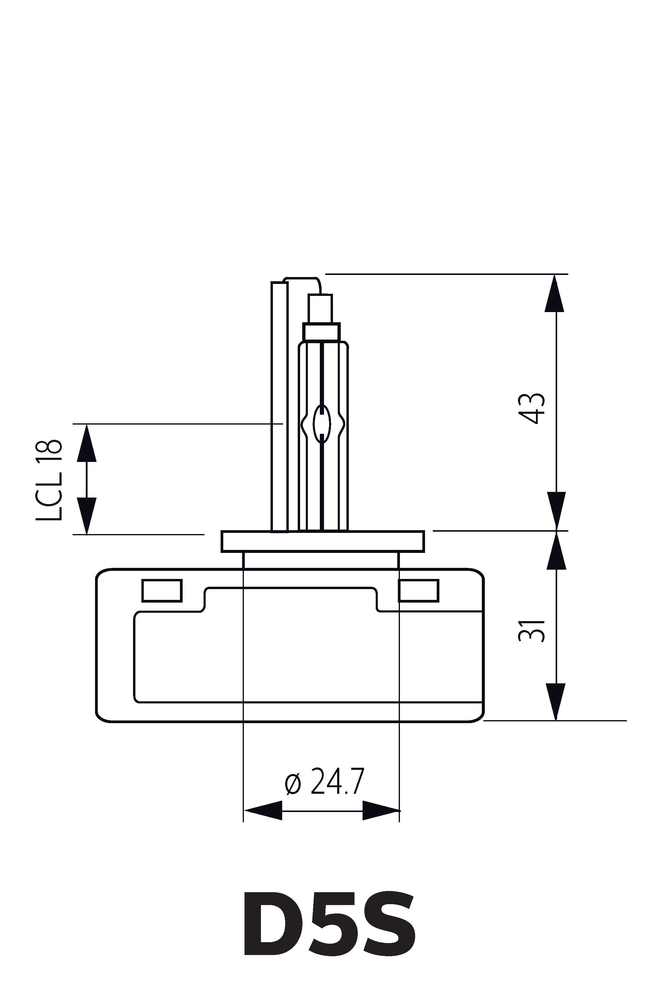Philips D5S Vision Xenon 12410C1