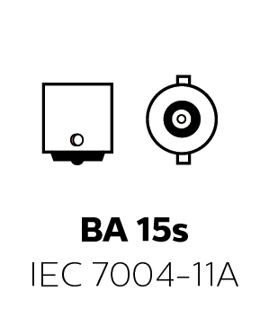 R5W BA15s Standard 12821CP