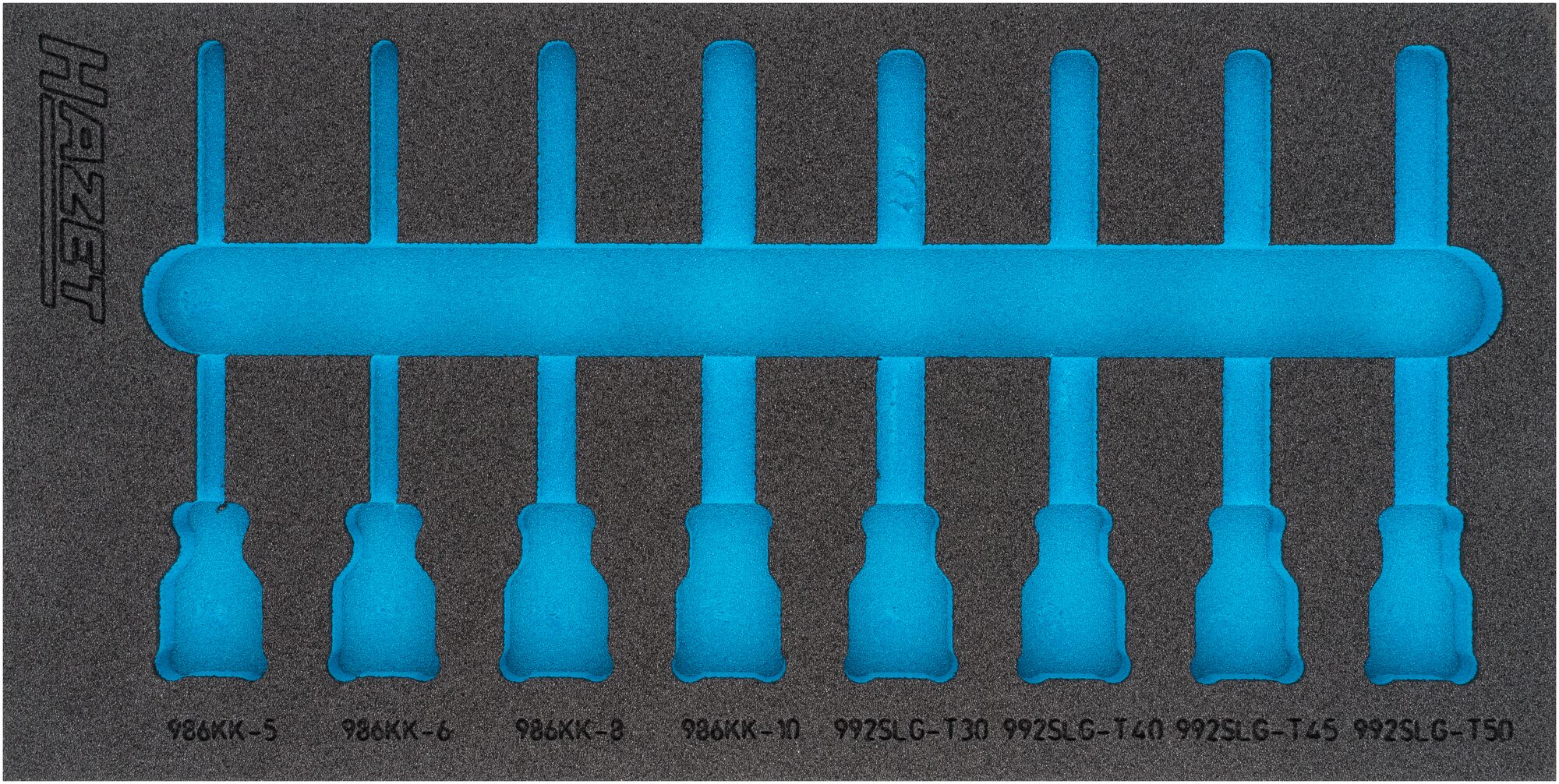 HAZET 2-Komponenten Weichschaumeinlage 163-468L ∙ L x B: 342 x 172 mm