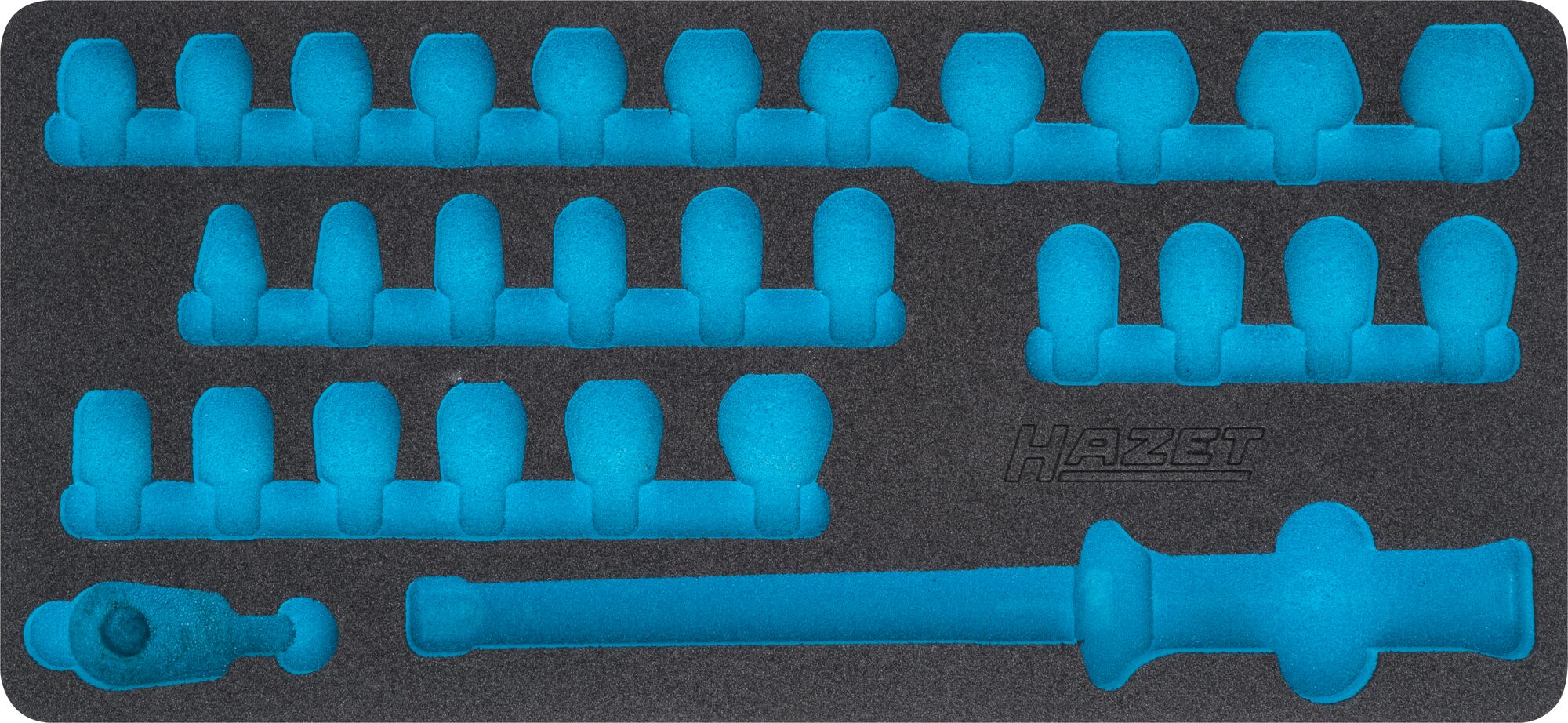 HAZET 2-Komponenten Weichschaumeinlage 163-420L ∙ L x B: 435 x 205 mm