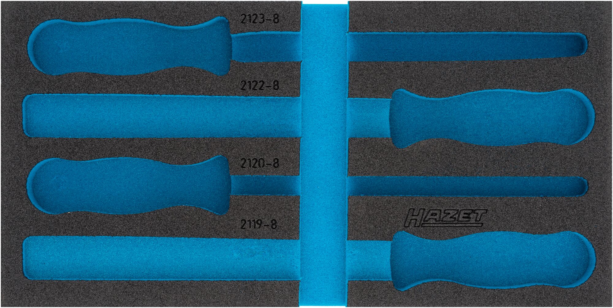 HAZET 2-Komponenten Weichschaumeinlage 163-426L ∙ L x B: 342 x 172 mm