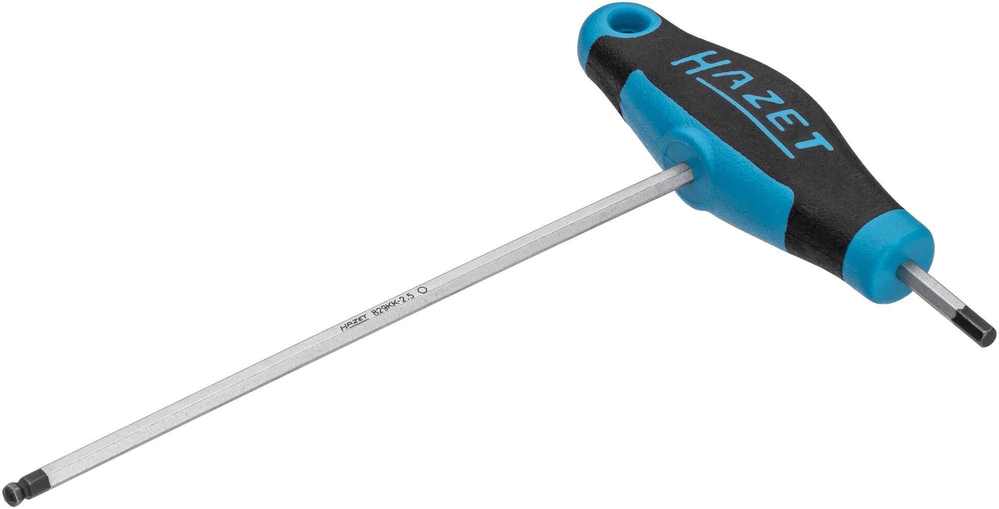 HAZET Schraubendreher ∙ mit T-Griff 829KK-2.5 ∙ Innen Sechskant Profil ∙ SW 2,5 mm