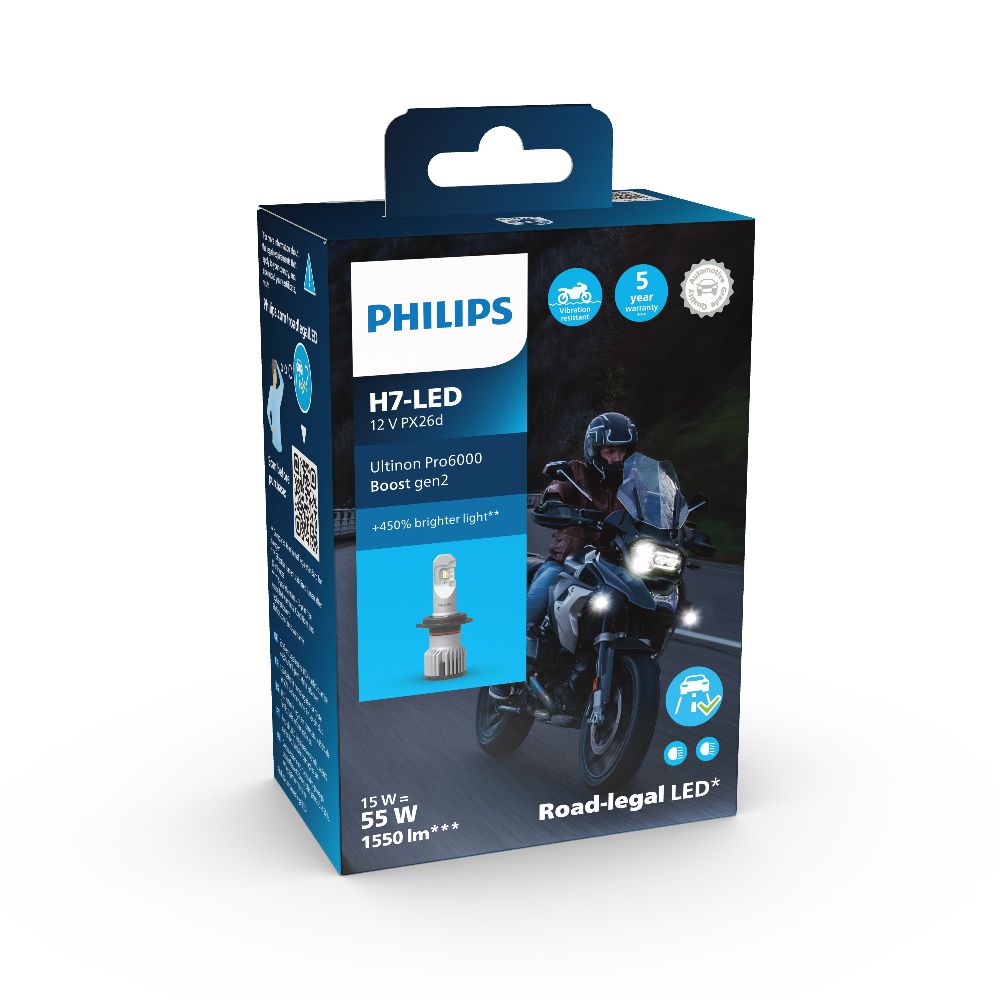 Ultinon Pro6000 LED H7 Boost 450% 11972 U60B2 12/24V  X1