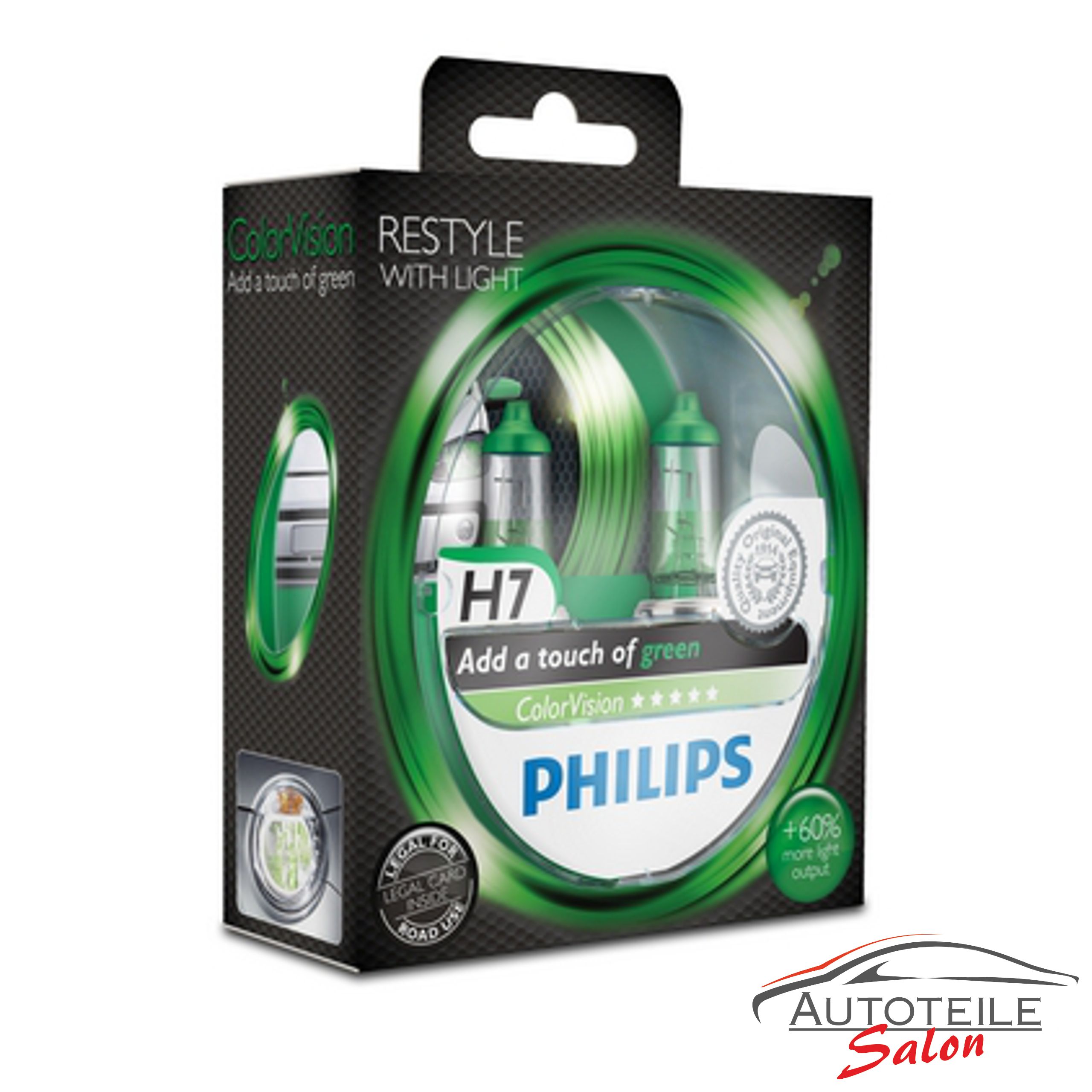 H7 Color Vision 12V 55W grün