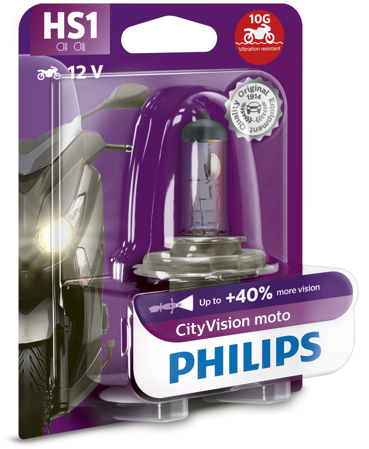 Philips HS1 CityVision Moto 12V 35/35W (1stk.)