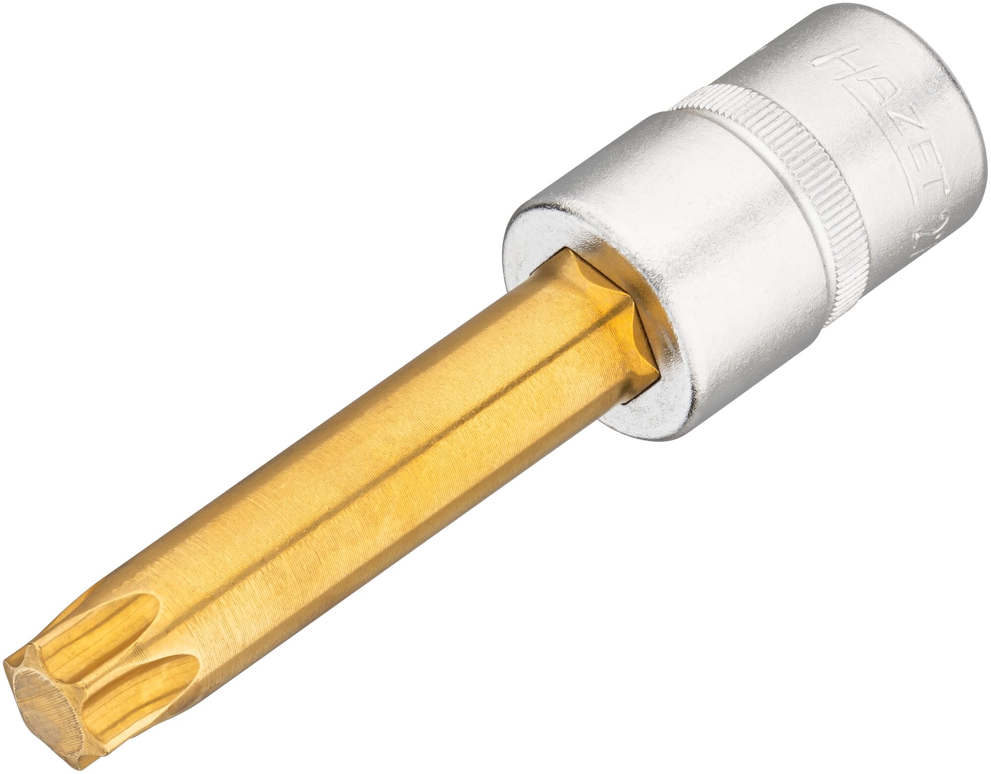HAZET Kardanwelle TORX® Schraubendreher-Einsatz 2756-T60 ∙ 1/2 Zoll (12,5 mm) Vierkant∙ Innen TORX® Profil ∙ SW T60