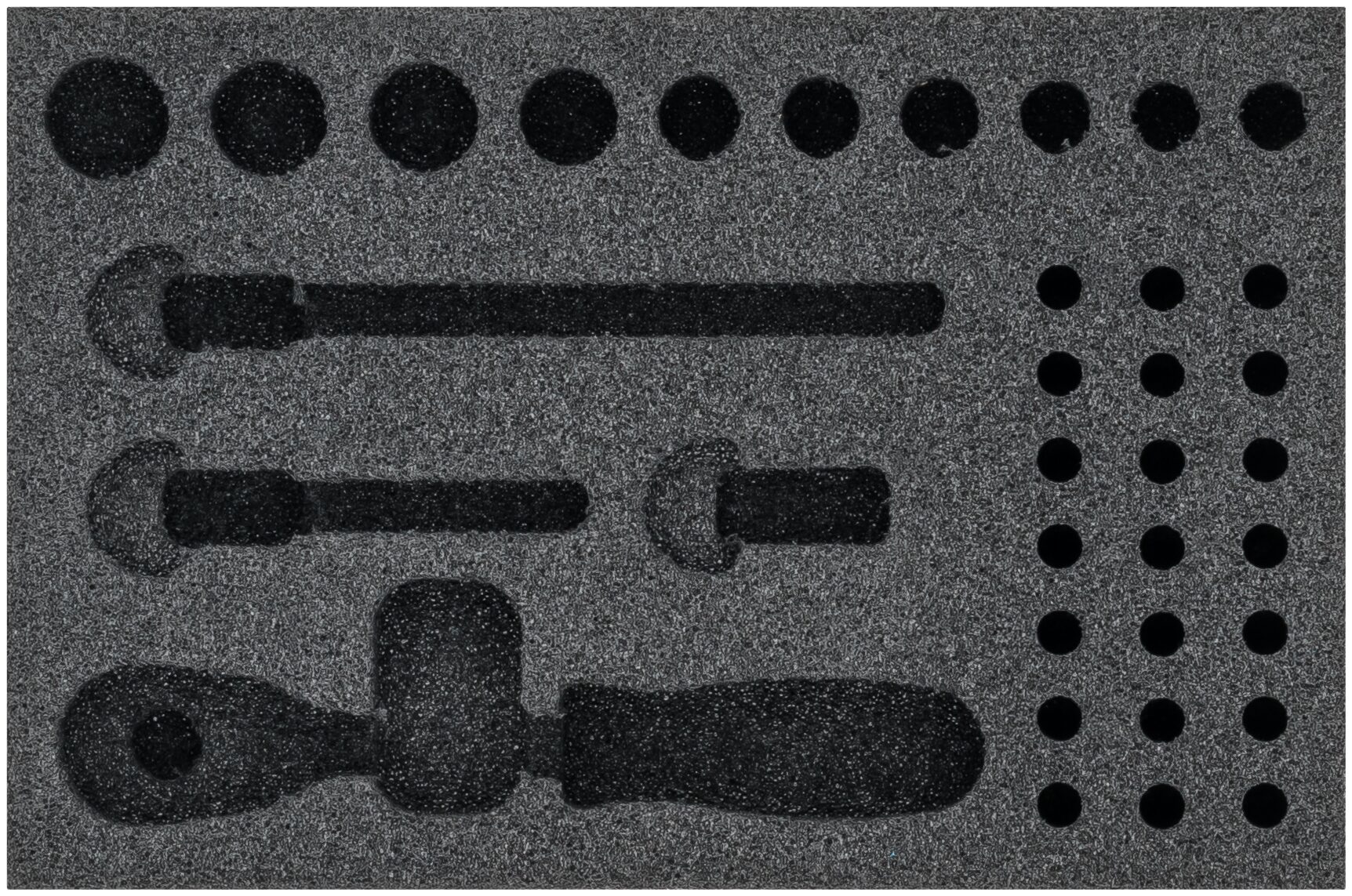 HAZET 2-Komponenten Weichschaumeinlage 163-253L ∙ L x B: 172 x 114 mm