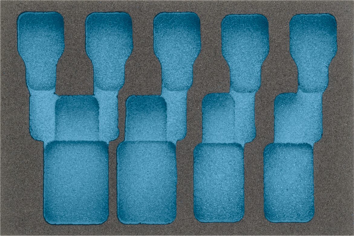 HAZET 2-Komponenten Weichschaumeinlage 163-270L ∙ L x B: 172 x 114 mm