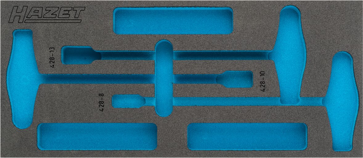 HAZET 2-Komponenten Weichschaumeinlage 163-382L ∙ L x B: 392 x 172 mm