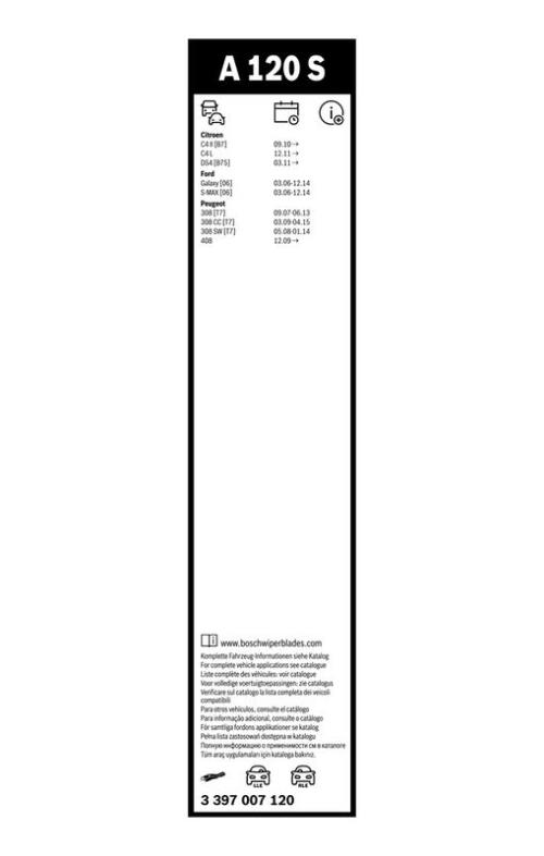 BOSCH 3 397 007 120 Wischblatt