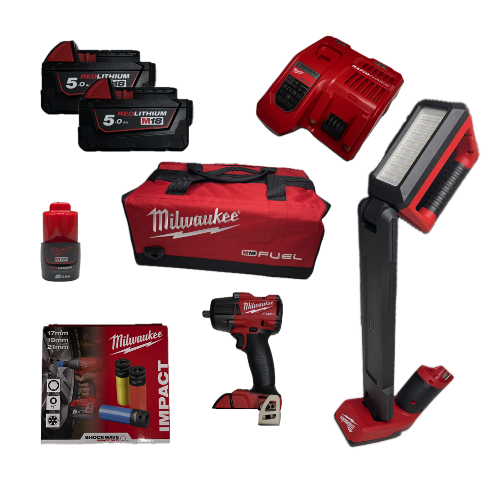Milwaukee M18 FPP2BH-523B 4933492523 18V Schlagschrauber Set