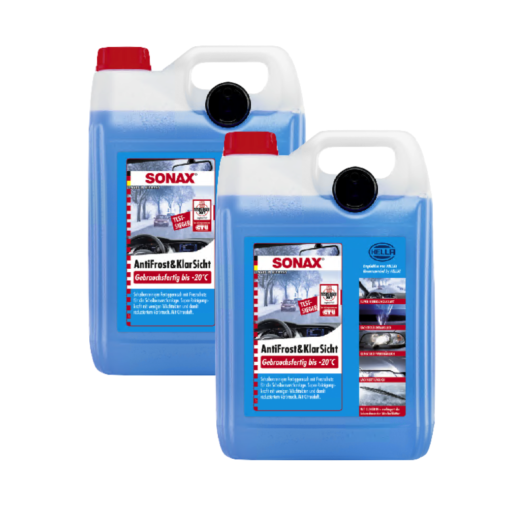 2x 5L Sonax AntiFrost&KlarSicht bis -20°C