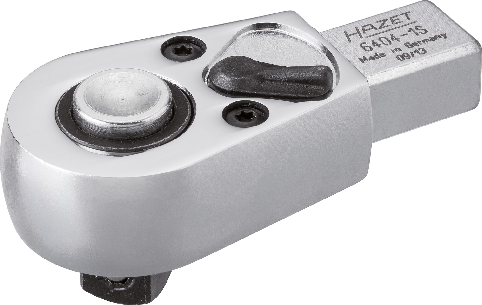 HAZET Einsteck-Umschaltknarre 6404-1S ∙ 14 x 18 mm Einsteck-Vierkant ∙ 1/2 Zoll (12,5 mm) Vierkant ∙ Länge: 83,5 mm