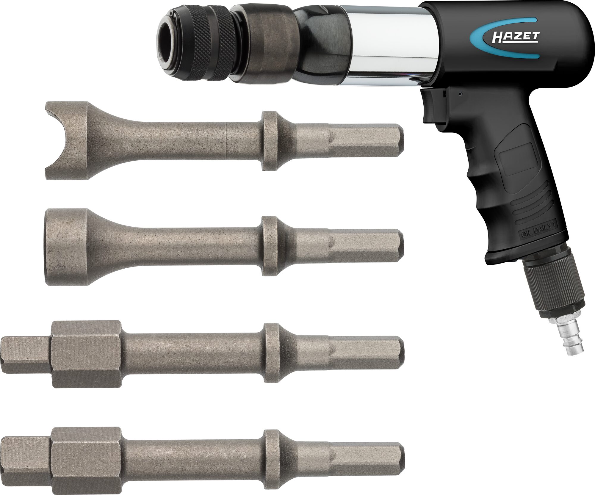 HAZET Vibrationsmeißel Satz 9035V/5 ∙ 5-teilig