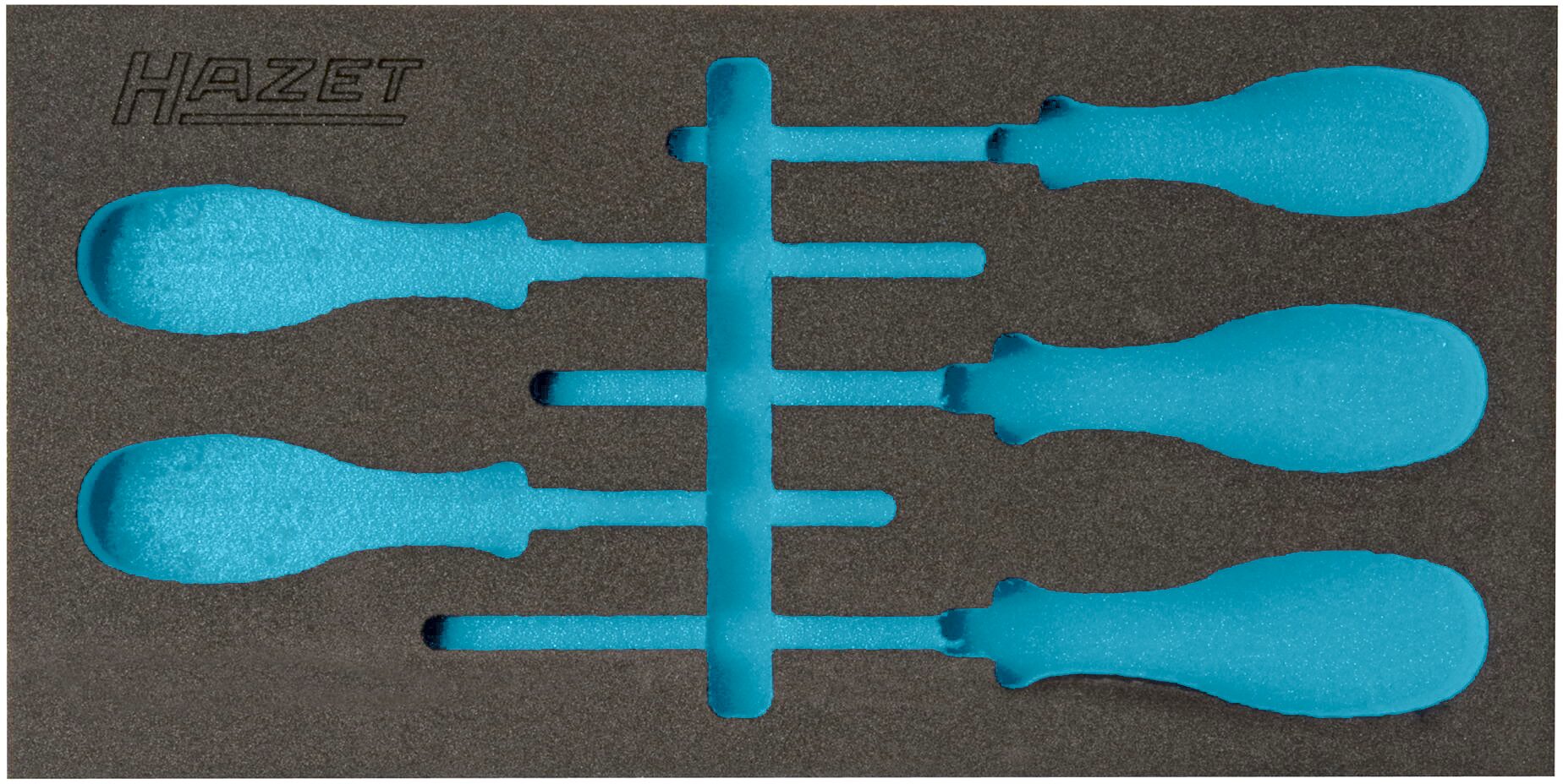 HAZET 2-Komponenten Weichschaumeinlage 163-264L ∙ L x B: 342 x 172 mm