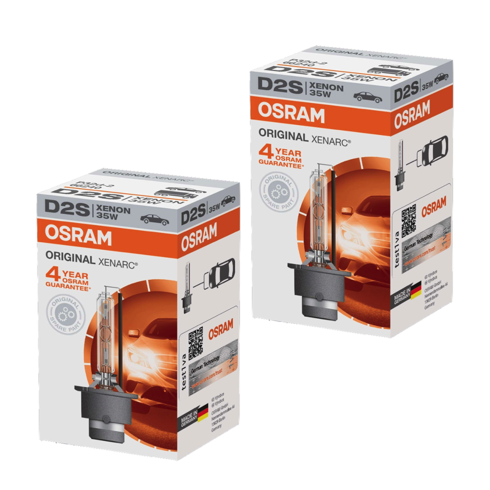 2x Osram D2S CLASSIC XENARC 66240CLC P32d-2 NEU