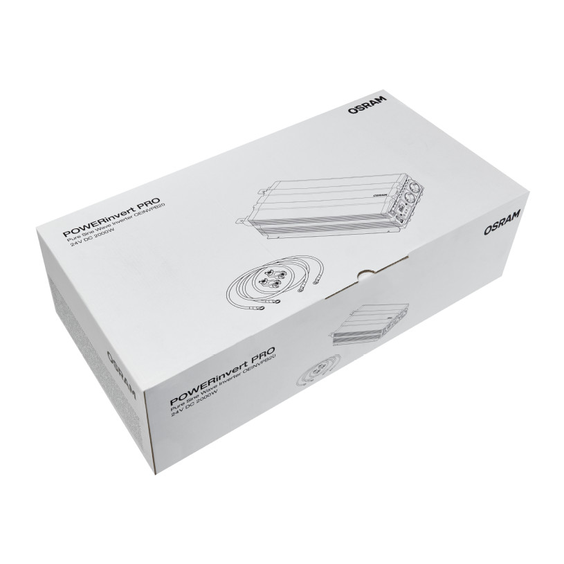 POWERinvert PRO Pure Sine Wave Inverter 24V DC 2000W 1st. OS