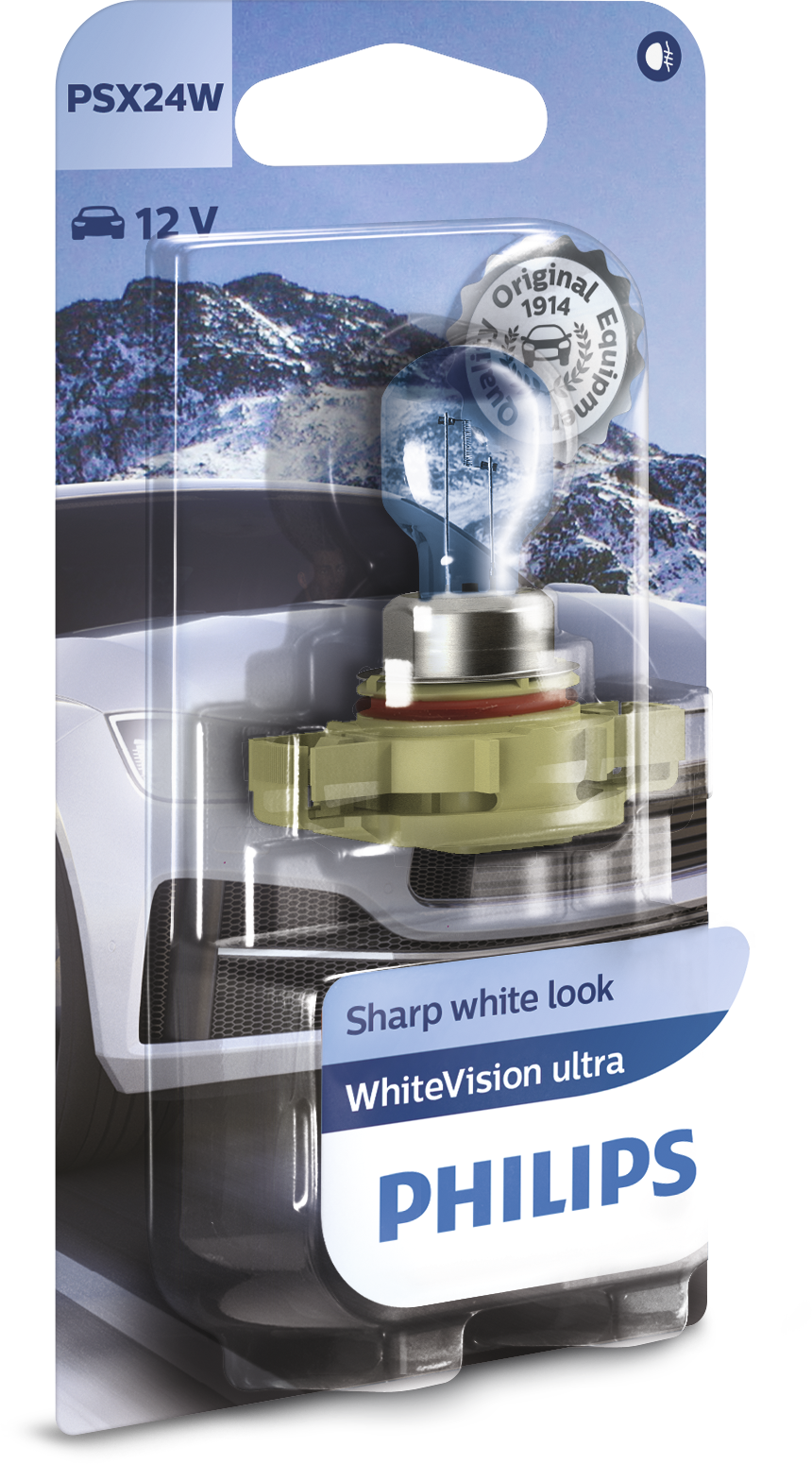 PSX24W Philips WhiteVision ultra 12V